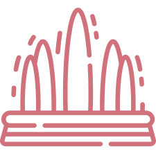 Museum Fountain Icon